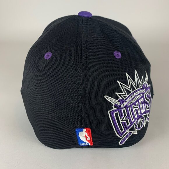 Sacramento Kings NBA Adidas Stretch Fitted Hat Signed Bobby Jackson L/XL No COA - Picture 4 of 6
